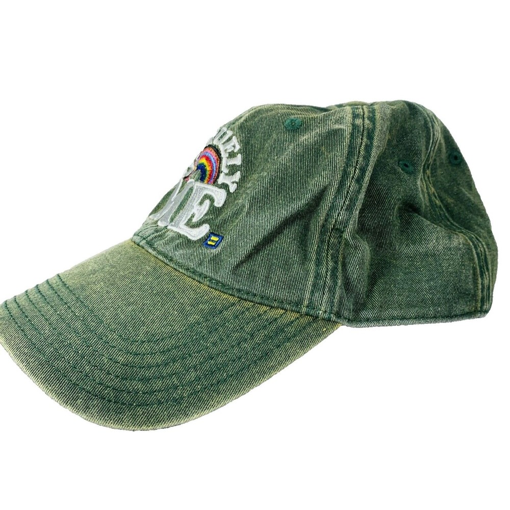 Uniquely Me Hat Pride Rainbow Green Legacy 92 Cap Human Rights Campaign Logo - Picture 4 of 16